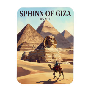 Magnet Flexible Grand Sphinx de Gizeh Égypte