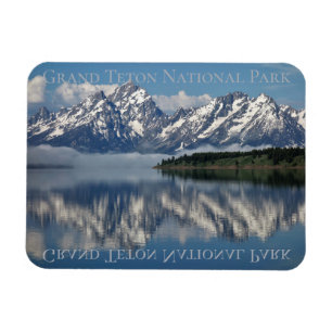 Magnet Flexible Grand Teton Jackson Lake Travel