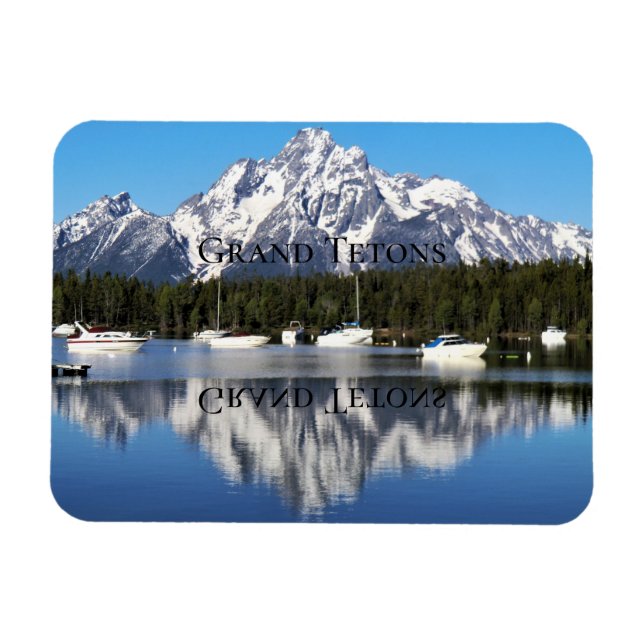 Magnet Flexible Grand Teton National Park Colter Bay Travel (Horizontal)