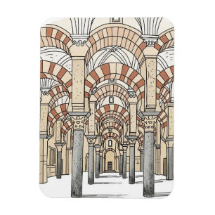 Magnet Flexible Grande Mosquée de Cordoue Espagne Voyage