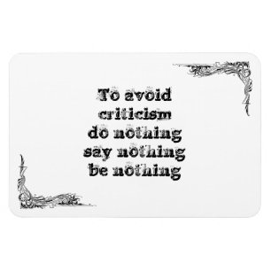 Magnet Flexible Grande phrase simple fraîche de tao de philosophi