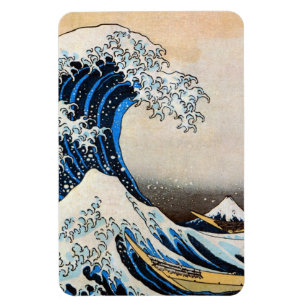 Magnet Flexible Grande vague, Hokusai, Ukiyo-e