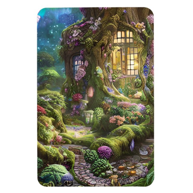 Magnet Flexible Graphique de la forêt de Fairyland (Vertical)