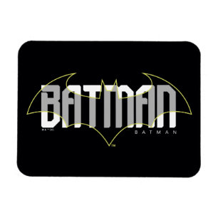 Magnet Flexible Graphique de nom haute technologie Batman