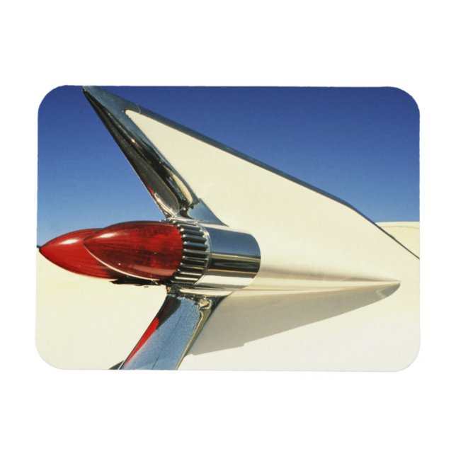 Magnet Flexible Graphique : Gros plan sur l'aileron et le feu arri (Horizontal)