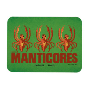 Magnet Flexible Graphique Vintage de Baby Manticores