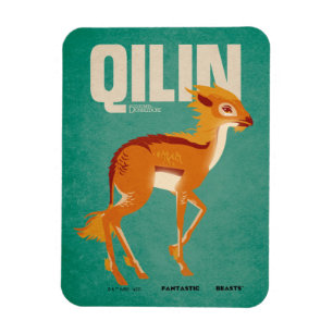 Magnet Flexible Graphique Vintage Qilin