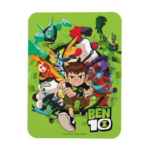 Magnet Flexible Graphisme de pointe Ben 10 Aliens