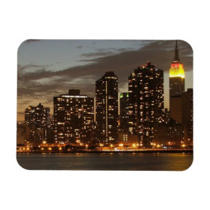 Magnet Flexible Gratte-ciel de Manhattan la nuit