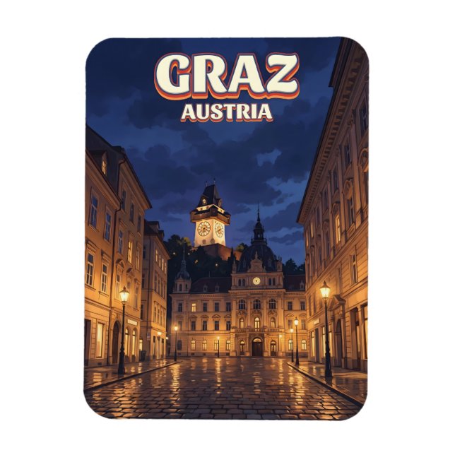 Magnet Flexible Graz Autriche (Vertical)