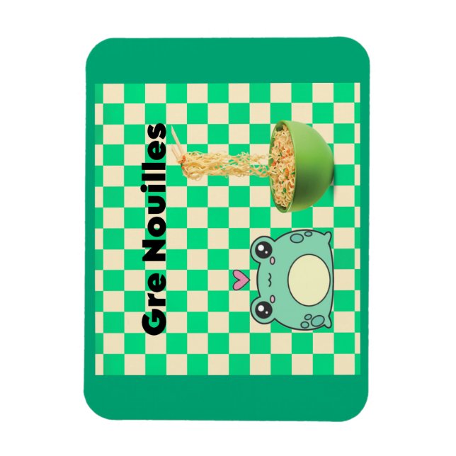 Magnet Flexible Gre nouilles (Vertical)