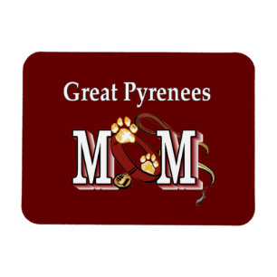 Magnet Flexible Great Pyrenees Mom