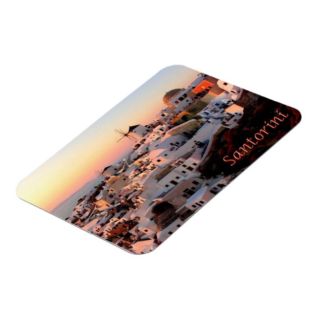 Magnet Flexible Grèce - Santorin - Thera - Thira - Oia - (Côté Gauche)