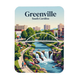 Magnet Flexible Greenville, Caroline du Sud
