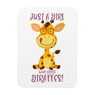 Magnet Flexible Gregor Giraffe - Juste Une Fille Qui Aime Les Gira