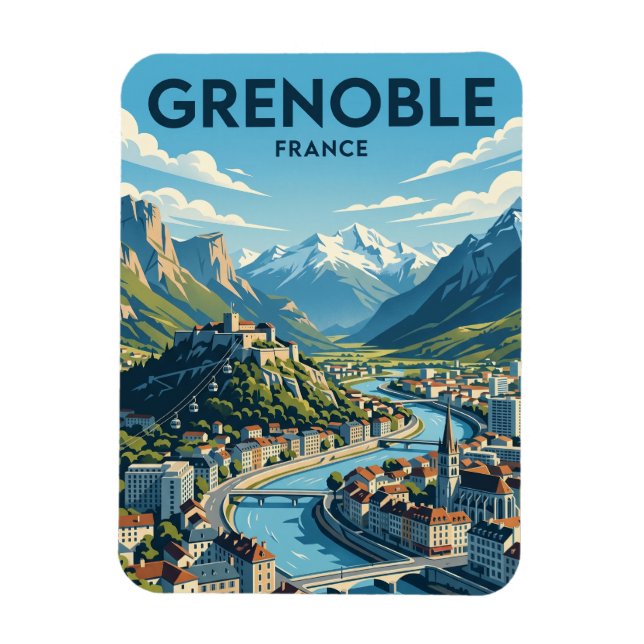 Magnet Flexible Grenoble France (Vertical)