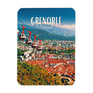 Magnet Flexible Grenoble Photo Vintage