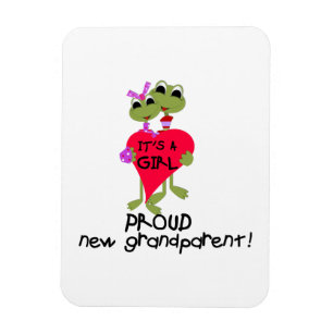 Magnet Flexible Grenouille Fière grand-parent des cadeaux de fille
