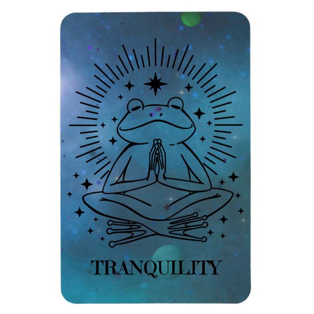 Magnet Flexible Grenouille zen tranquille (Vertical)
