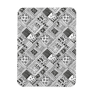 Magnet Flexible Griffonnage indien de motif