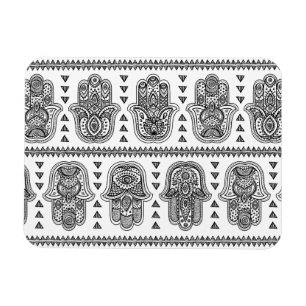 Magnet Flexible Griffonnage tiré par la main indien de Hamsa