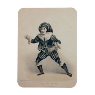 Magnet Flexible Grimaldi comme Scaramouche, du Commedia dell'Ar