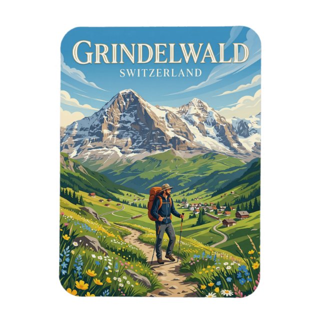 MAGNET FLEXIBLE GRINDELWALD SUISSE (Vertical)