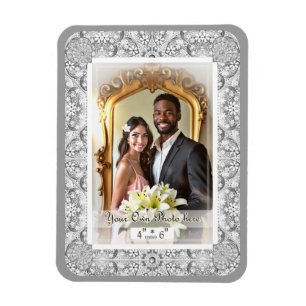 Magnet Flexible Gris dentelle en céramique