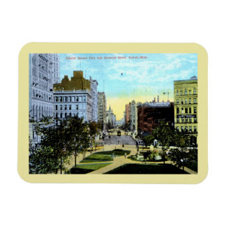 Magnet Flexible Griswold St., Détroit 1910 Vintage