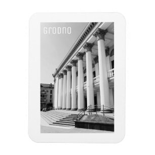 Magnet Flexible Grodno Biélorussie Architecture soviétique Minimal