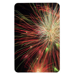 Magnet Flexible Gros plan de l'aimant Fireworks