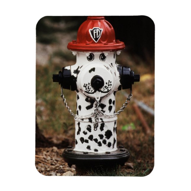 Magnet Flexible Gros plan d'une borne d'incendie (Vertical)