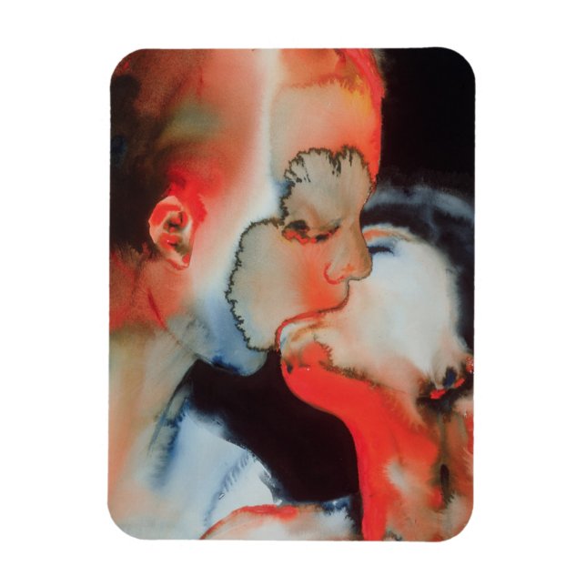 Magnet Flexible Gros plan Kiss 1988 (Vertical)