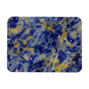 Magnet Flexible Gros plan sur une sodalite bleue