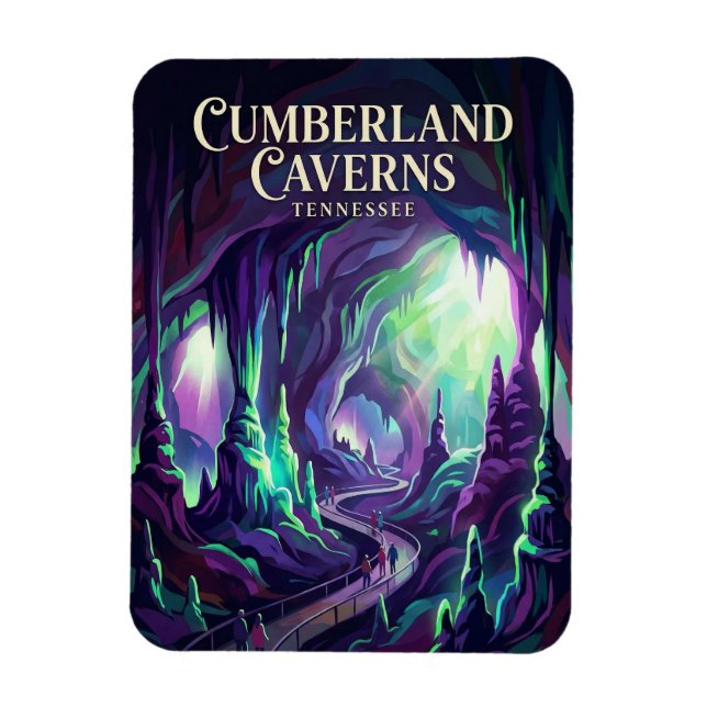 Magnet Flexible Grottes de Cumberland Tennessee (Vertical)