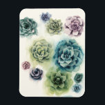 Magnet Flexible Groupe de succulents<br><div class="desc">Groupe de succulents. Artiste : Grace Popp. ID d'image : 148320Z.</div>