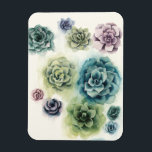 Magnet Flexible Groupe de succulents<br><div class="desc">Groupe de succulents. Artiste : Grace Popp. ID d'image : 148320Z.</div>