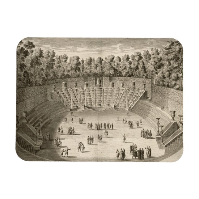 Magnet Flexible Grove de la Salle du Bal, Versailles, de 'Les P (Horizontal)