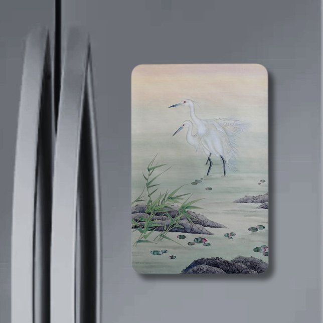 Magnet Flexible Grues dans la rivière Chinoise (Créateur téléchargé)