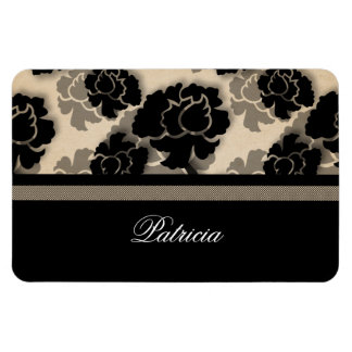 Magnet Flexible Grungy Floral Decadence Flexi Magnet, ivoire