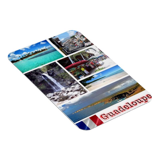 Magnet Flexible Guadeloupe - Mosaïque - (Côté Droit)