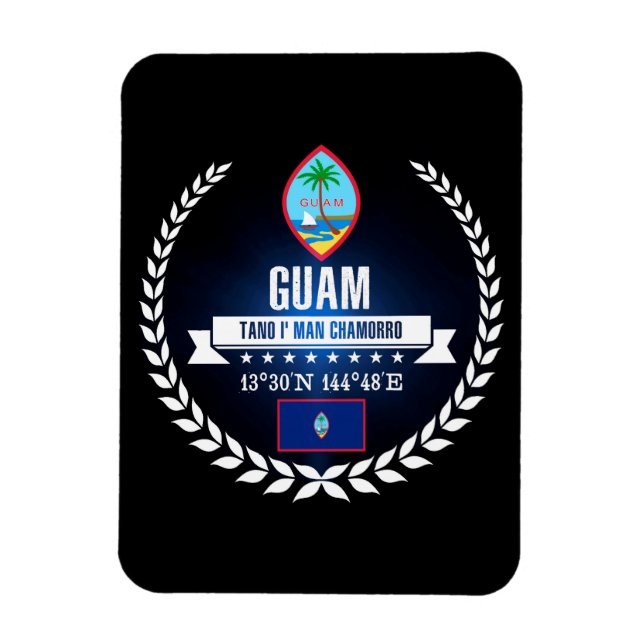 Magnet Flexible Guam (Vertical)