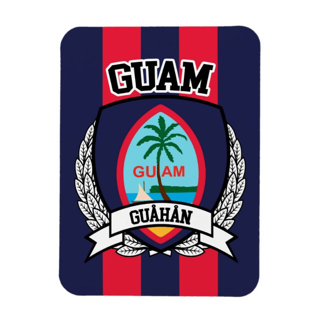Magnet Flexible Guam (Vertical)