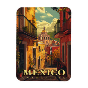 Magnet Flexible Guanajuato, Mexique Vintage