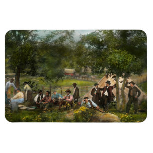 Magnet Flexible Guerre de Sécession - camp du capitaine Huft 1865
