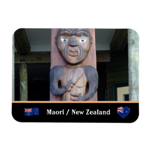 Magnet Flexible Guerrier maori et tribus autochtones /Nouvelle-Zél