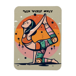 Magnet Flexible Guerrier Zen personnalisé