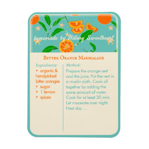 Magnet Flexible Guide de cuisine rétro moderne pour recette