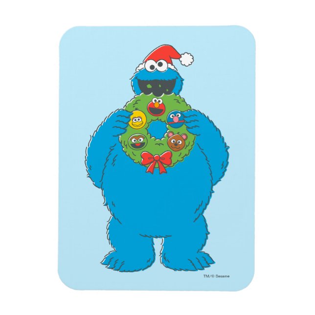 Magnet Flexible Guirlande de Noël vintage Monster Cookies (Vertical)