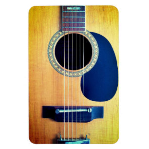 Magnet Flexible Guitare acoustique 6 cordes Dreadnought Design d'a